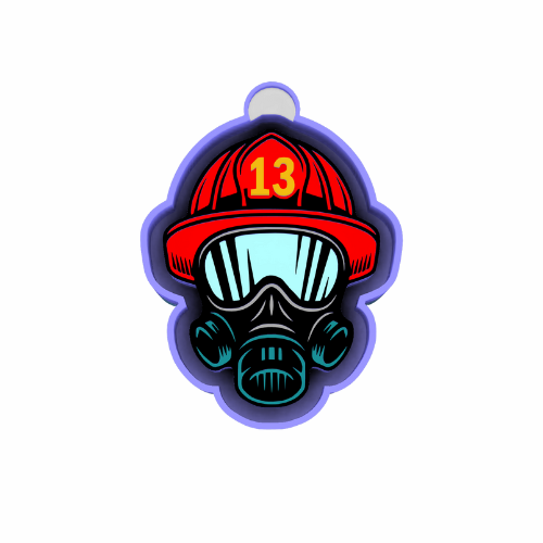 fireman Freshie mold