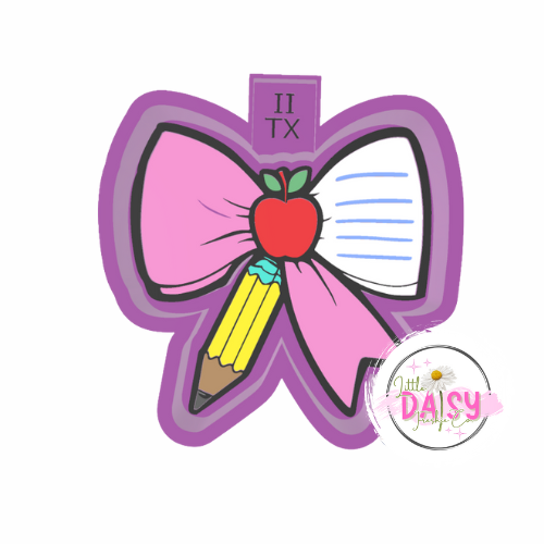 Teacher Bow Freshie mold