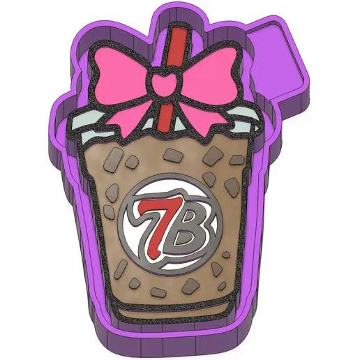 Ice coffee Freshie Mold