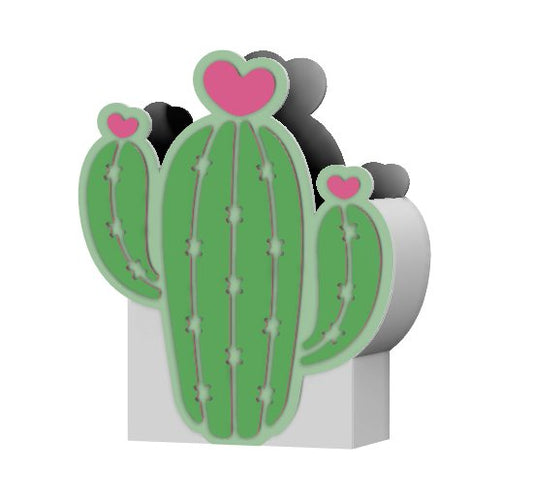 Cactus pen/ makeup bush holder