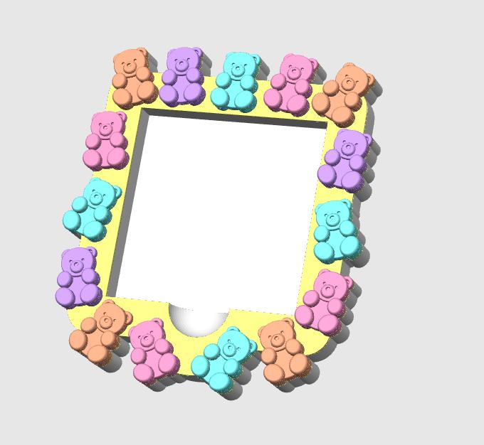 Gummy Bear Sticky Note Holder