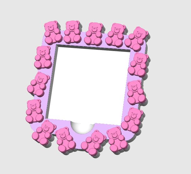 Gummy Bear Sticky Note Holder