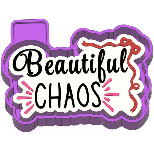 Beautiful chaos Freshie Mold