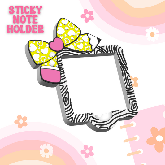 Teacher Pencil Sticky Note Holder