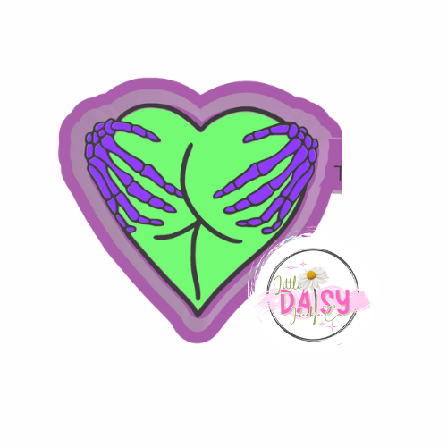 Heart Booty Freshie mold