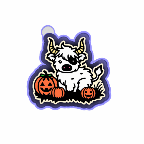 Highland Halloween Freshie mold