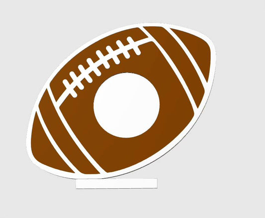 Football NFC Stand- 1 Frame/Circle- (Design your NFC stand- You Choose base type)