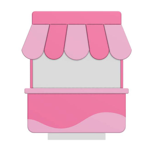 Vendor Stand NFC Stand- no frame- (Design your NFC stand- You Choose base type)