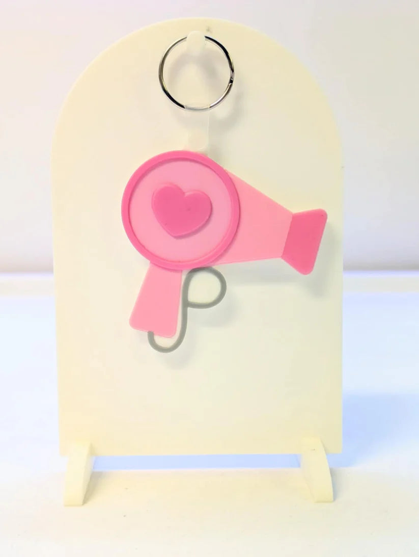 Blow Dryer NFC Keychain