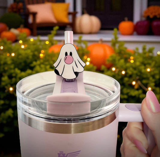 Ghost straw topper