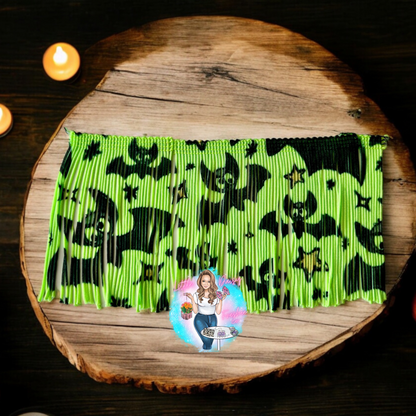 Bats Print Fringe