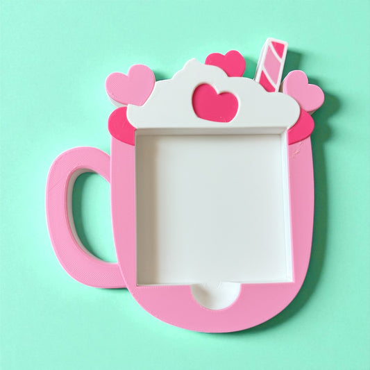 Heart Mug Sticky Note Holder