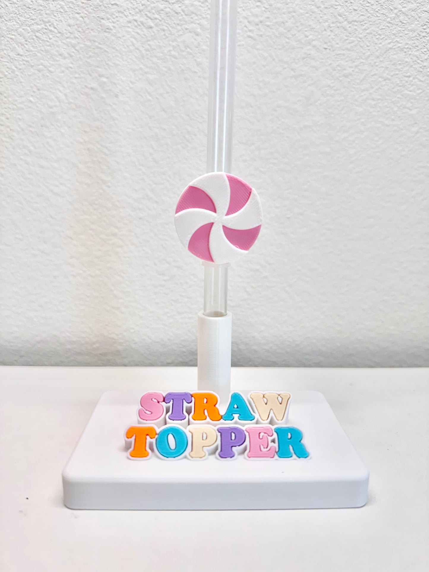 Christmas/winter Candy straw topper