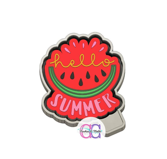 Hello summer Freshie Mold
