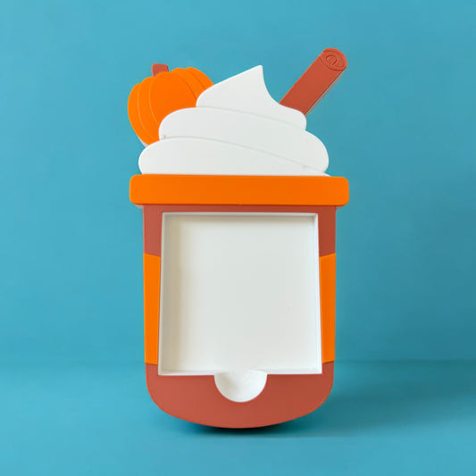 Pumpkin Spice Sticky Note Holder