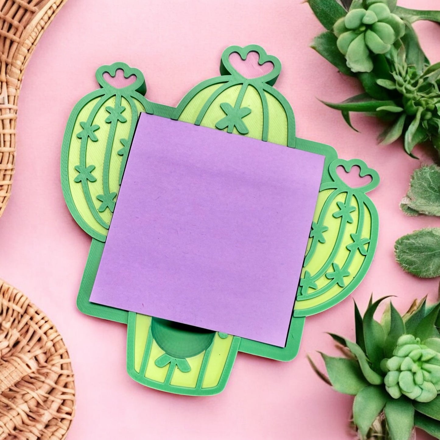 Cactus Sticky Note Holder