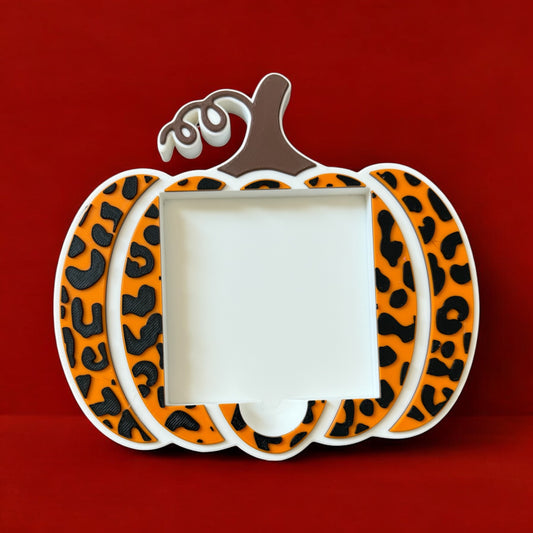 Leopard Pumpkin Sticky Note Holder