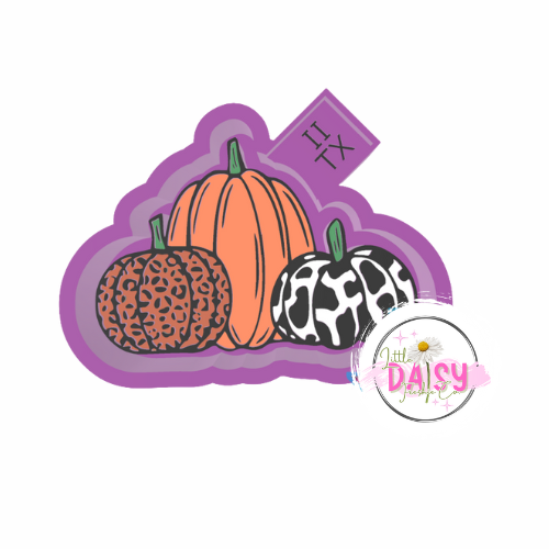 Pumpkins Freshie mold