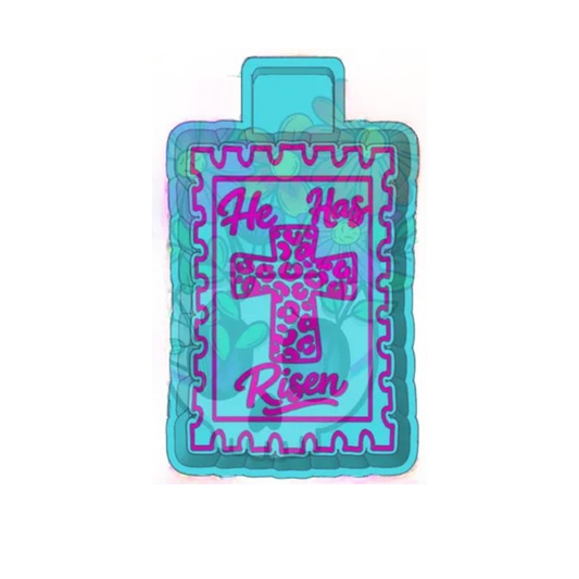 Cross Stamp Freshie Mold