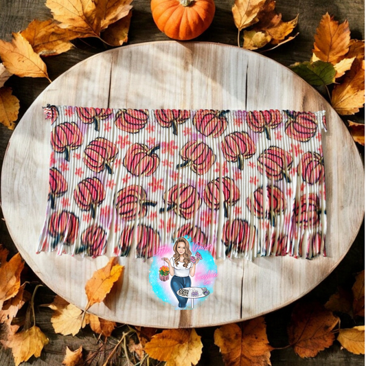 Fall pumpkin Print Fringe