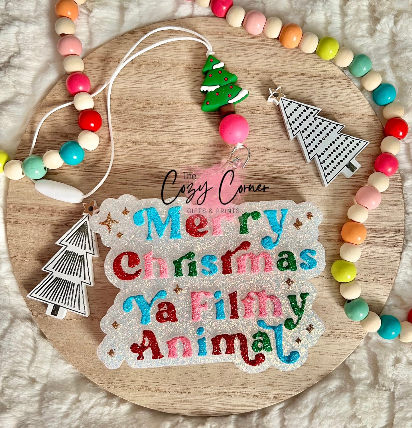 Merry Christmas Ya Filthy Animal freshie mold
