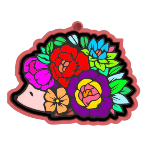 Porcupine flowers Freshie Mold