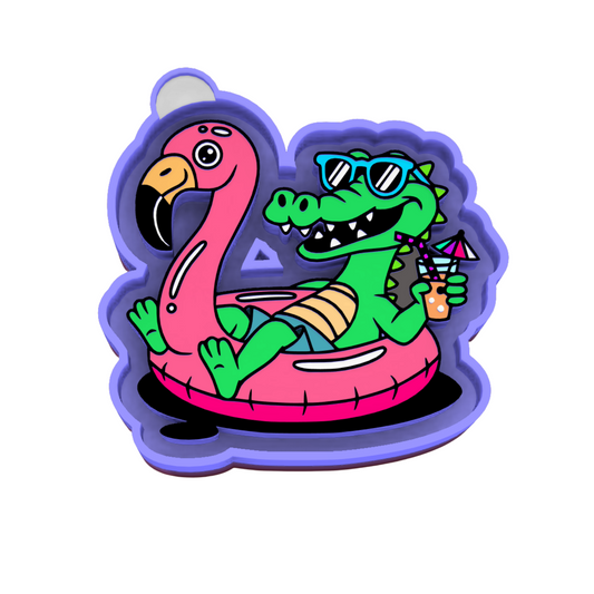 Alligator floaty Freshie mold