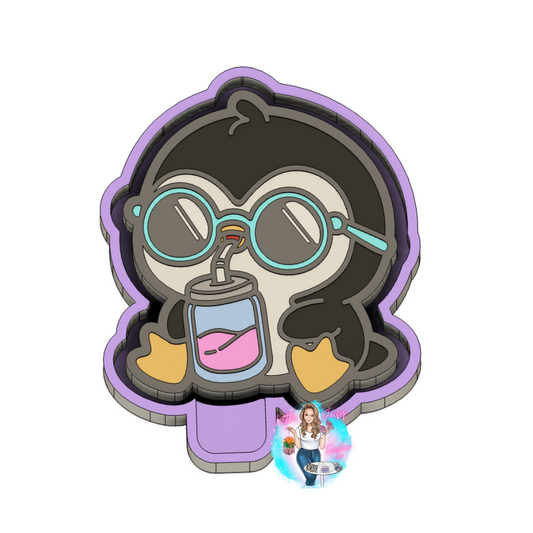 Penguin Summer  Freshie mold