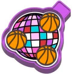 Basketball disco ball Freshie mold