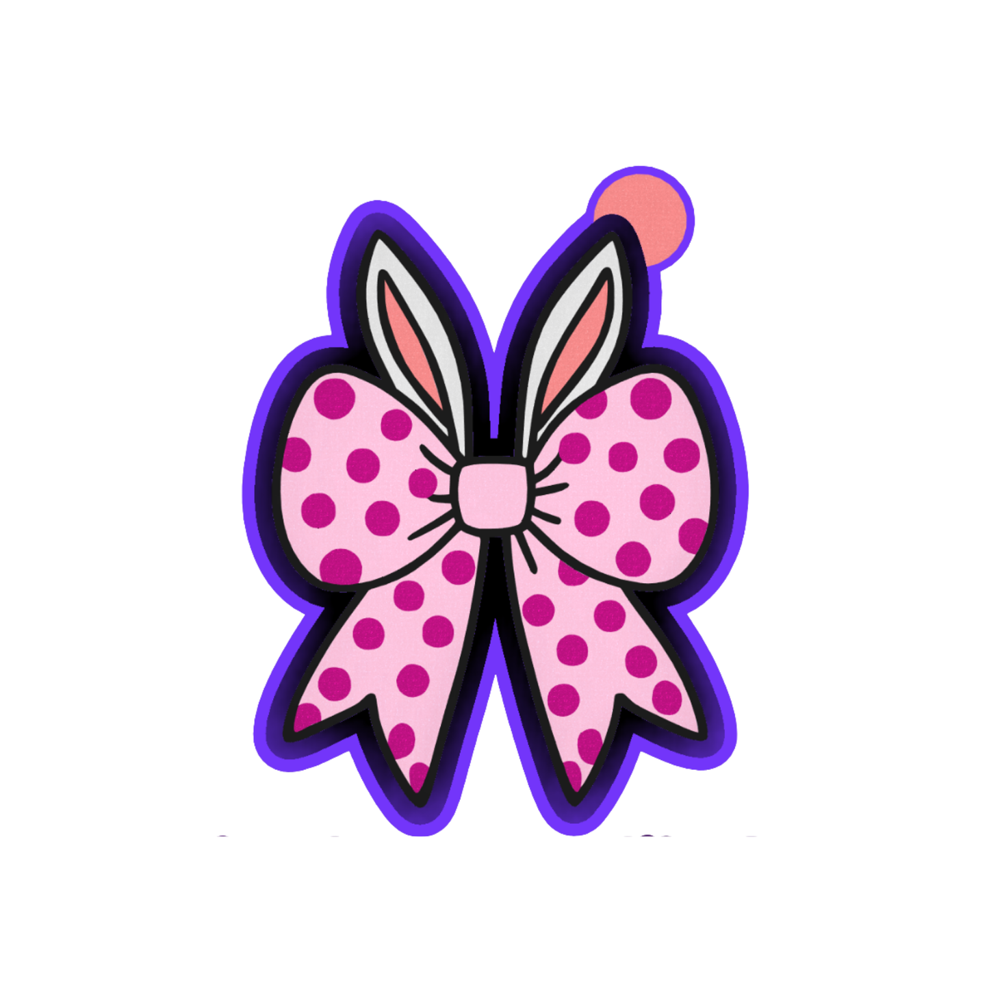 Bunny bow  Freshie Mold