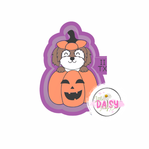 Puppy Pumpkin Freshie mold