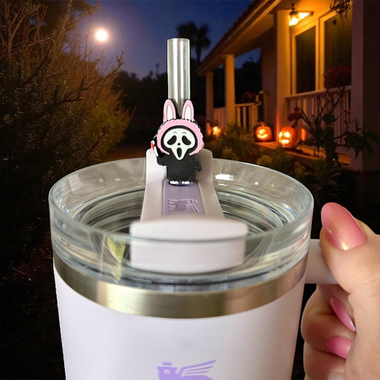 Spooky Monster straw topper
