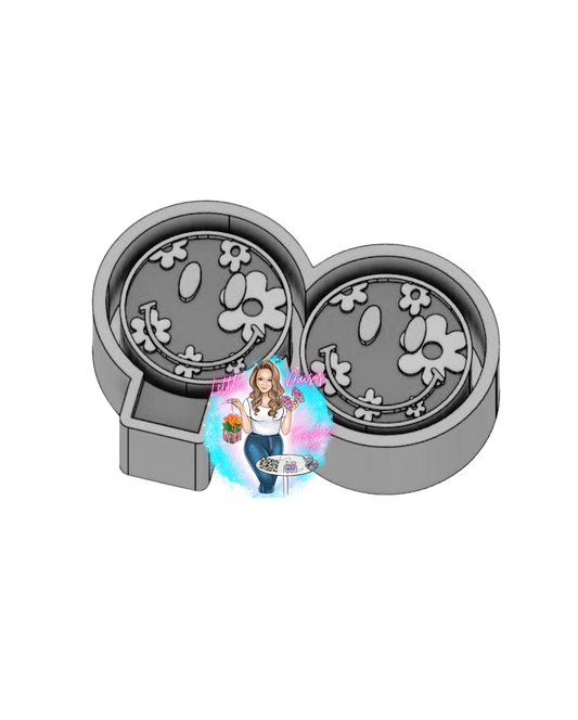 Flower smile vents Freshie Mold