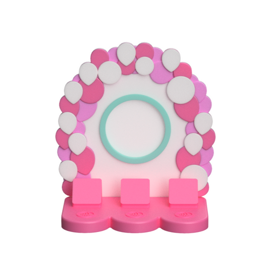 Balloon Arch NFC Stand- 1 Frame/circle- (Design your NFC stand- You Choose base type)