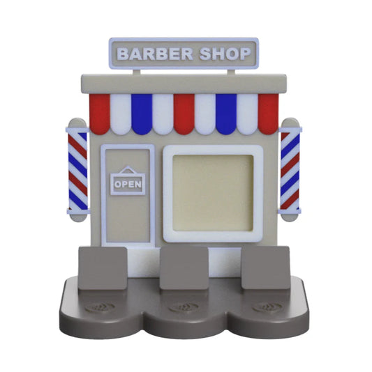 Barber shop NFC Stand- 1 Frame/square (Design your NFC stand- You Choose base type)