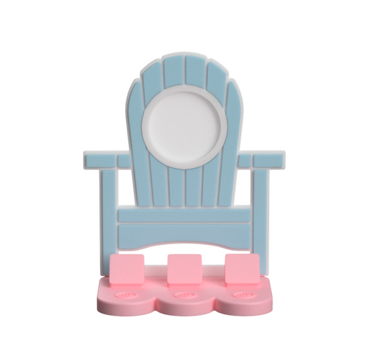 Beach Chair NFC Stand- 1 Frame/circle- (Design your NFC stand- You Choose base type)