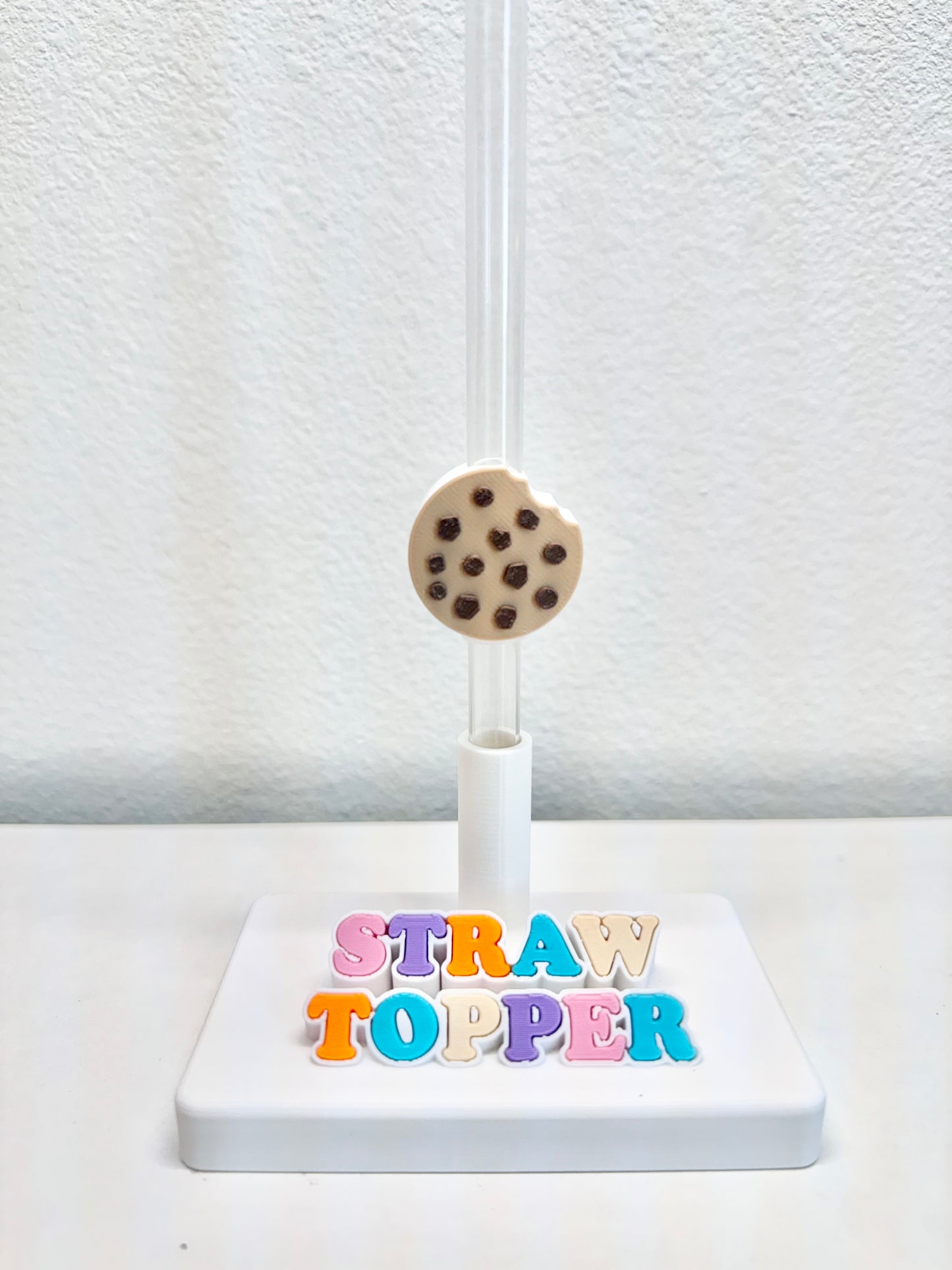 Cookie straw topper
