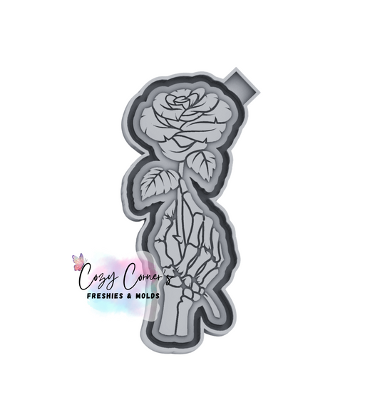 Skeleton Rose Freshie Mold