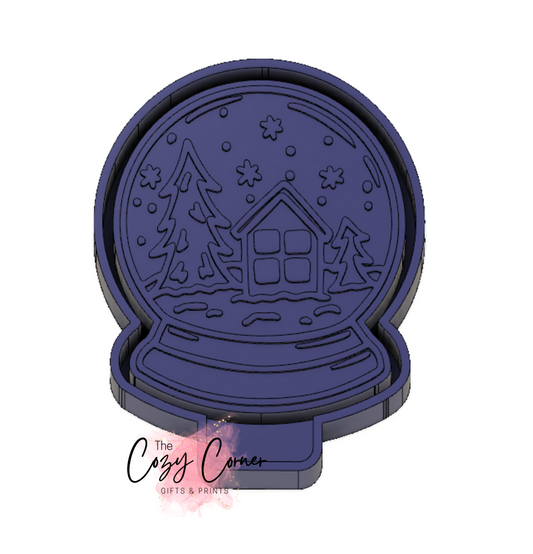 Christmas Globe freshie mold