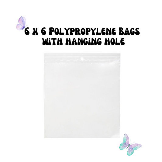 6x6 Polypropylene Bags 100 Pack