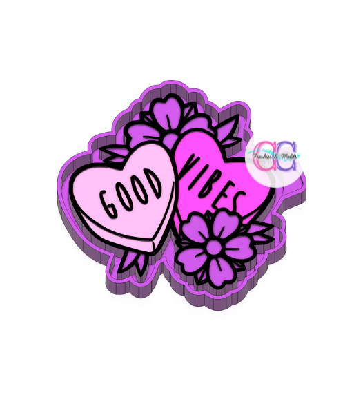 good vibes Freshie Mold