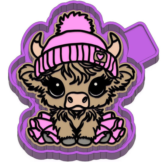 Highland cow  Freshie Mold