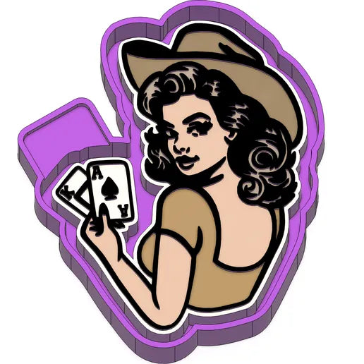 Cowgirl freshie Mold