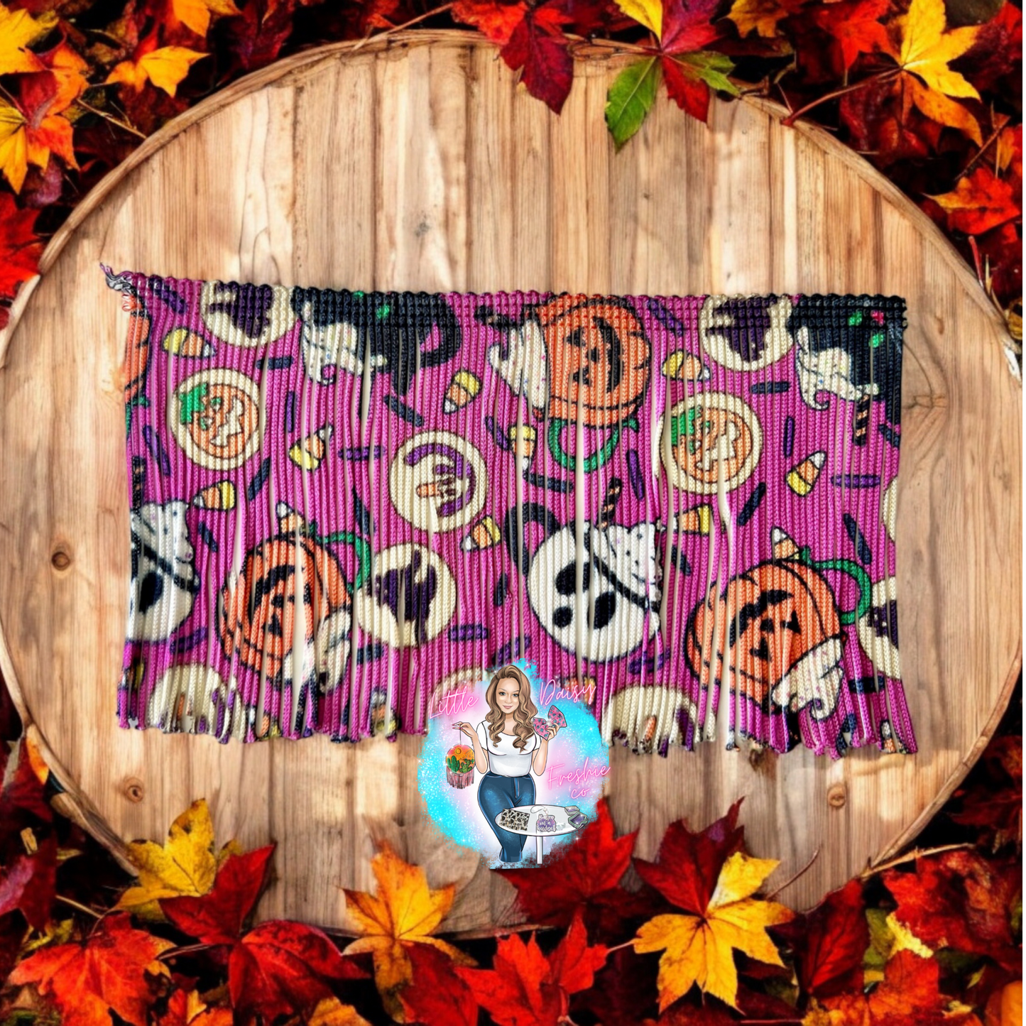 Halloween Cookie Print Fringe