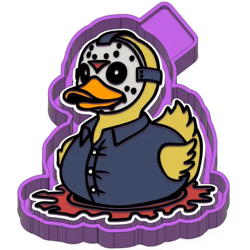 Horror duck freshie Mold