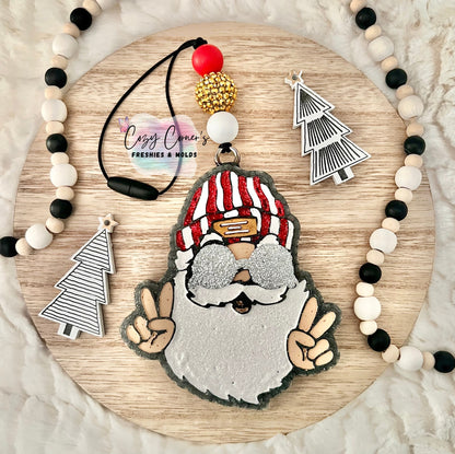 Santa Christmas freshie mold