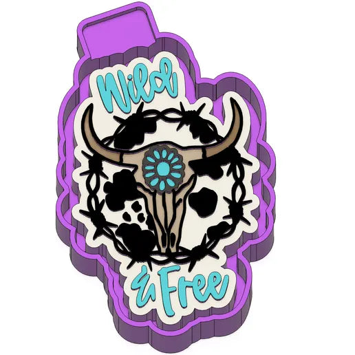 Wild and free western Freshie Mold