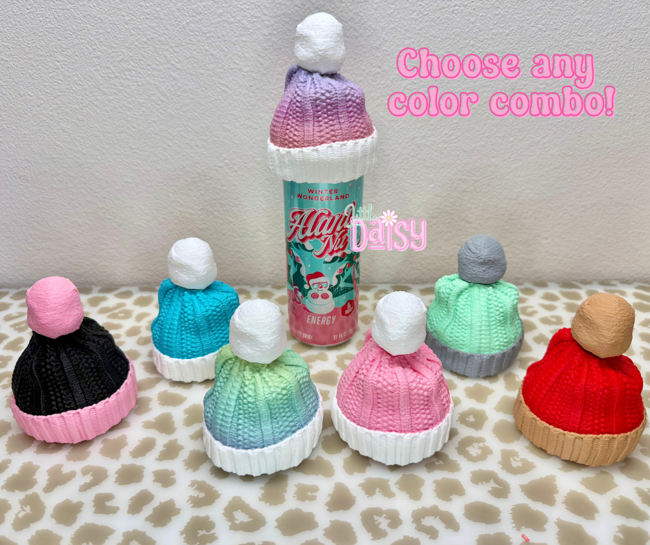 Bulk Pricing - Cozy Winter Can Hat - (12 oz skinny can or regular can options)