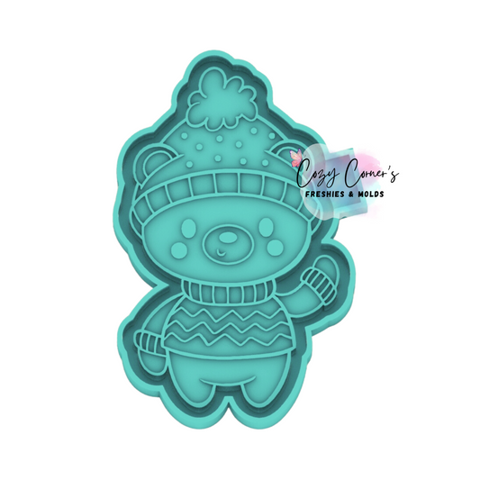 Christmas Bear freshie mold