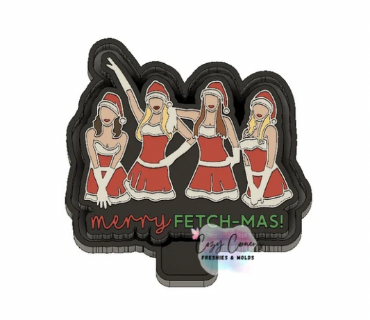 Merry Fetchmas freshie mold (VIP)